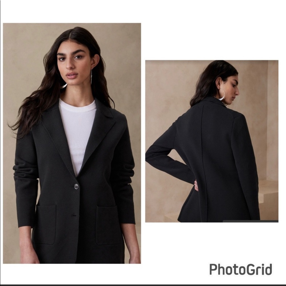 Banana Republic Milano Sweater Blazer. NWT